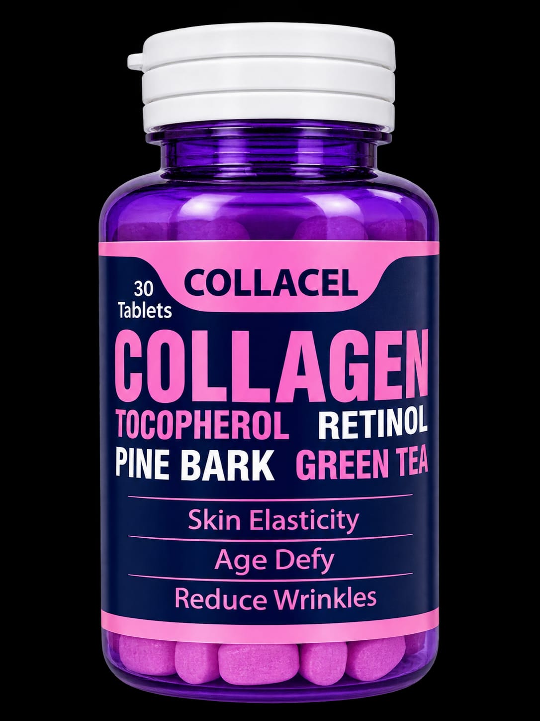 Collagen, bottle of 30 tablets